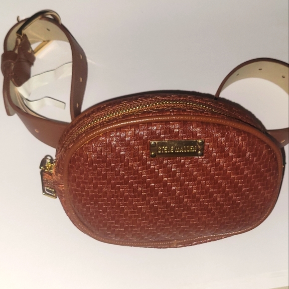 Steve Madden Handbags - Steve Madden Belt Bag, Small, cognac